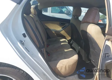 2013 Hyundai Elantra Gls из США, поврежденный, VIN 5NPDH4AE2DH262817